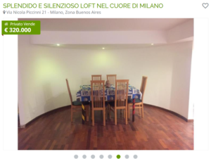 annuncio immobiliare milano